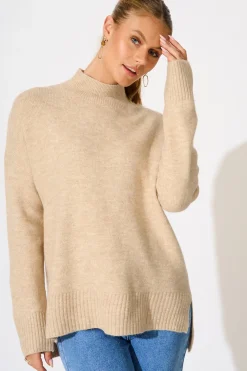 Outlet Abby Knit in Beige Knitwear|Knitwear