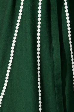 Fashion Adore Maxi Shirt Dress in Emerald Green Dresses|Casual