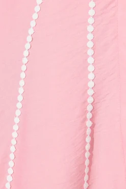Hot Adore Maxi Shirt Dress In Pink Dresses|Casual