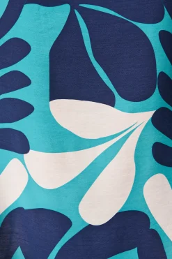 Sale Allegra Maxi Dress in Multi Blue Print Dresses|Casual