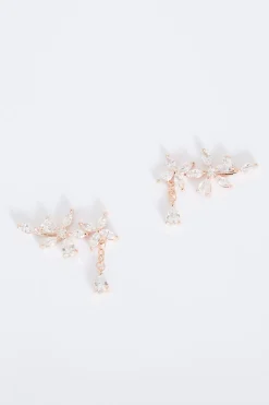 Best Ally Earrings In Rose Gold Jewellery|Wedding Guest