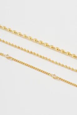 Discount Alpha Layered Necklace in 18K Gold Plated Jewellery