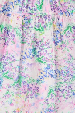 Hot Amalie Midi Dress In Purple Floral Print Dresses|Casual