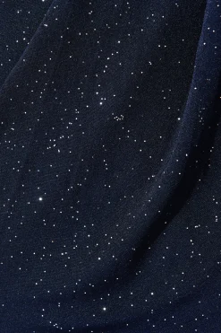 Hot Amanda Midi Dress In Navy Glitter Dresses|Party