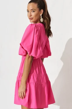 Sale Amarini Dress In Hot Pink Dresses|Casual