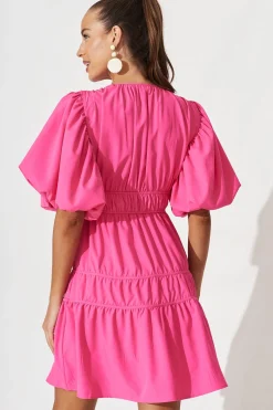 Sale Amarini Dress In Hot Pink Dresses|Casual