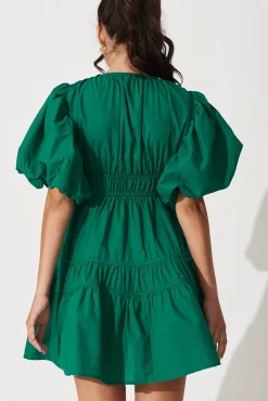 New Amarusso Dress In Green Cotton Dresses|Casual