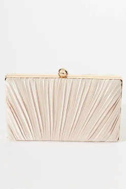 New Amina Clutch Bag In Gold Bags|Wedding Accessories