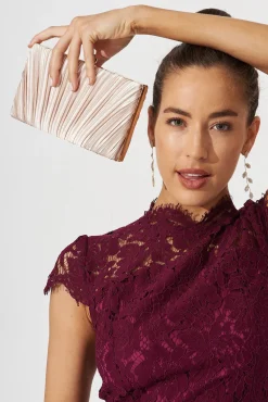 New Amina Clutch Bag In Gold Bags|Wedding Accessories