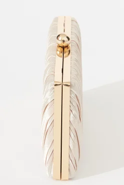New Amina Clutch Bag In Gold Bags|Wedding Accessories