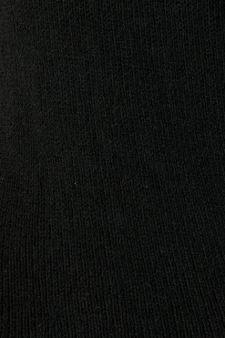 Clearance Angelica Knit Dress in Black Dresses|Knitwear