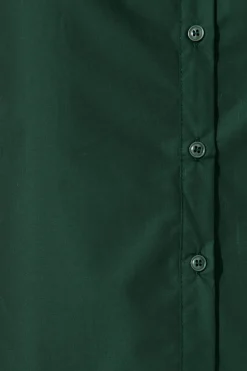 Outlet Annmarie Midi Shirt Dress In Emerald Dresses|Casual