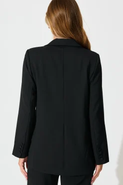 Clearance Ariana Blazer in Black Outerwear|Outerwear