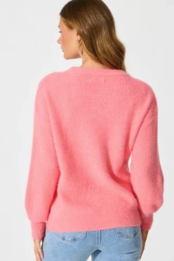 Best Arla Knit In Pink Wool Blend Knitwear|Knitwear