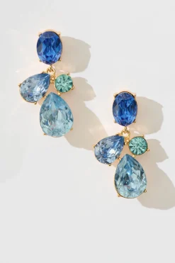 Best Astor Drop Earrings in Blue Jewellery