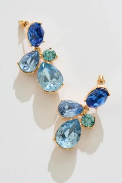 Best Astor Drop Earrings in Blue Jewellery