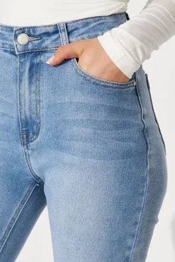 New Atwood High Rise Relaxed Leg Jean In Light Blue Denim Bottoms|Pants