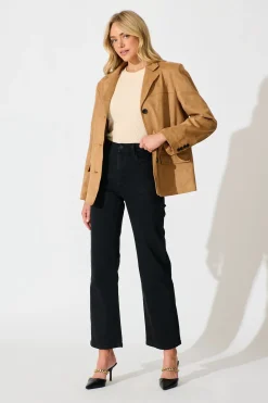 Fashion Atwood High Rise Relaxed Leg Jean in Black Denim Bottoms|Pants