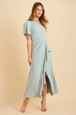 Best Avian Maxi Dress In Sage Green Dresses|Formal
