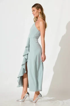 Best Avian Maxi Dress In Sage Green Dresses|Formal