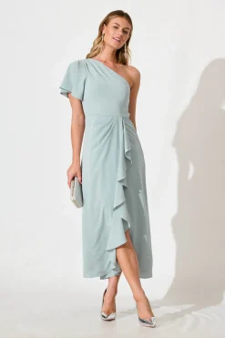 Best Avian Maxi Dress In Sage Green Dresses|Formal