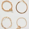 New Bambi Four Layered Bracelet In Gold With Pearlescent Clover Jewellery|Engagement Party
