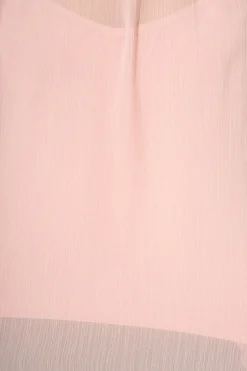 Sale Boardroom Belle Top in Dusty Pink Chiffon Tops|Workwear