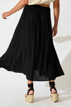 Online Brandsy Maxi Skirt In Black Bottoms|Skirts & Shorts