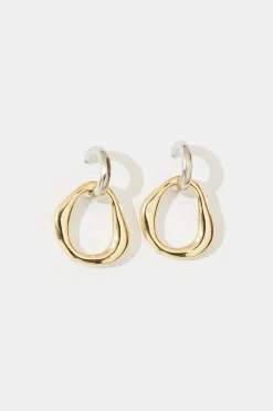 Best Callan Drop Earrings In Silver With Gold Jewellery|Engagement Party