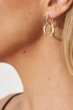 Best Callan Drop Earrings In Silver With Gold Jewellery|Engagement Party