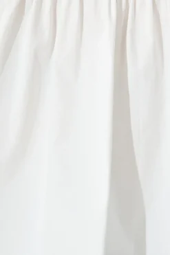 Hot Carrie Shirt in White Cotton Tops