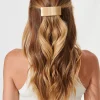 Fashion Carson Metal Square Hair Clip In Gold Hair Accessories