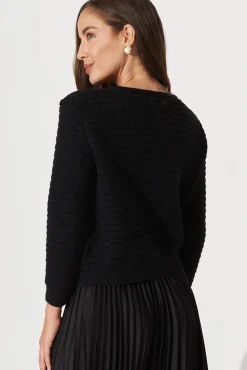 Discount Cartagena Knit Cardigan In Black Knitwear|Knitwear