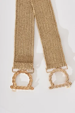 Discount Cheryl Belt In Brown Stretch Belts
