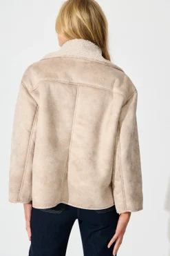 Outlet Cloud Nine Jacket in Beige Outerwear|Outerwear