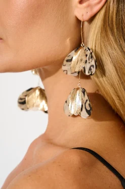 Sale Colette Drop Earrings in Leopard Jewellery