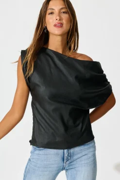 Clearance Come Over Top in Black Tops|Party & Occasion