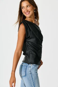 Clearance Come Over Top in Black Tops|Party & Occasion