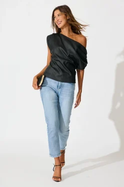 Clearance Come Over Top in Black Tops|Party & Occasion