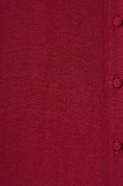 New Corporate Chic Shirt in Wine Tops|Workwear