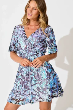 Outlet Dancing Queen Dress in Iridescent Sequin Dresses|Party