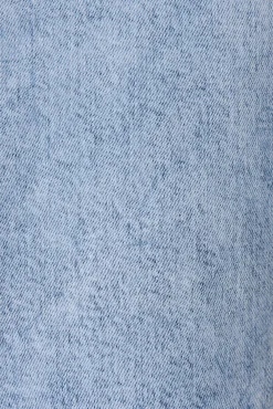 Online Deja Vu Midi Stretch Denim Skirt In Light Blue Wash Bottoms|Denim
