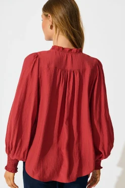 Fashion Devotion Top in Wine Tops