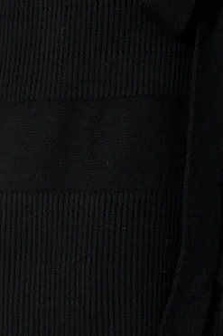 Clearance Dune Knit Dress in Black Dresses|Knitwear