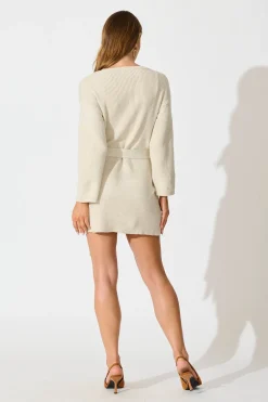 New Dune Knit Dress in Oatmeal Dresses|Knitwear