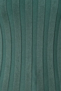 Clearance Echoes Knit Top in Green Knitwear|Knitwear