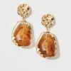 Clearance Elara Earrings In Brown Jewellery|Wedding Accessories