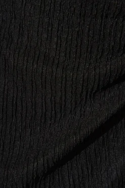 Fashion Empress After Dark Maxi Dress in Black Textured Jersey Dresses|Party