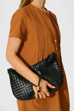 Online Esther Shoulder Bag in Black PU Bags