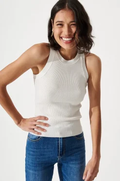 Clearance Gandia Top In White Tops
